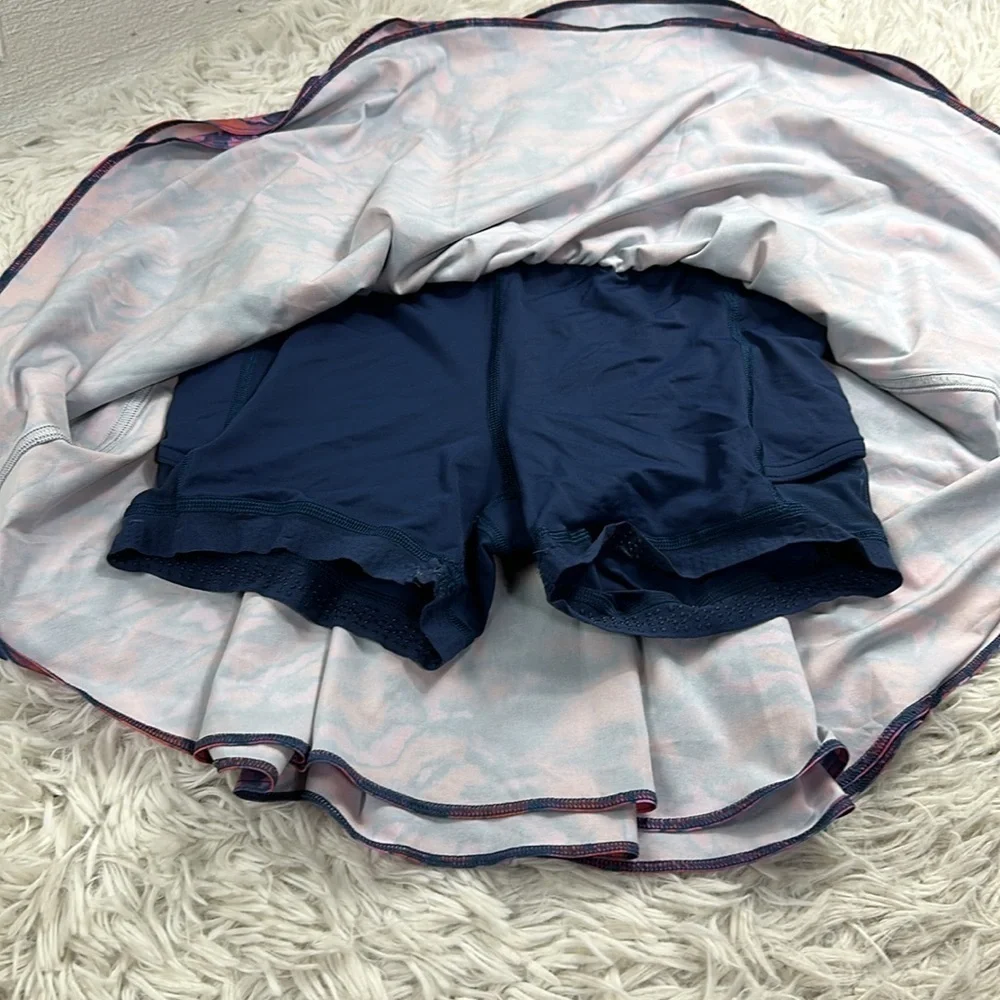 Lululemon Court Rival High Rise Skirt Tall Chroma Clash Multi / Mineral